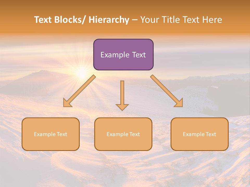 Snowy Country Idyllic PowerPoint Template