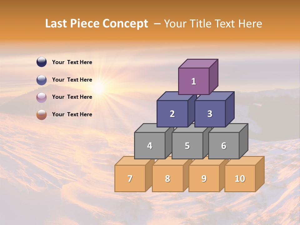 Snowy Country Idyllic PowerPoint Template