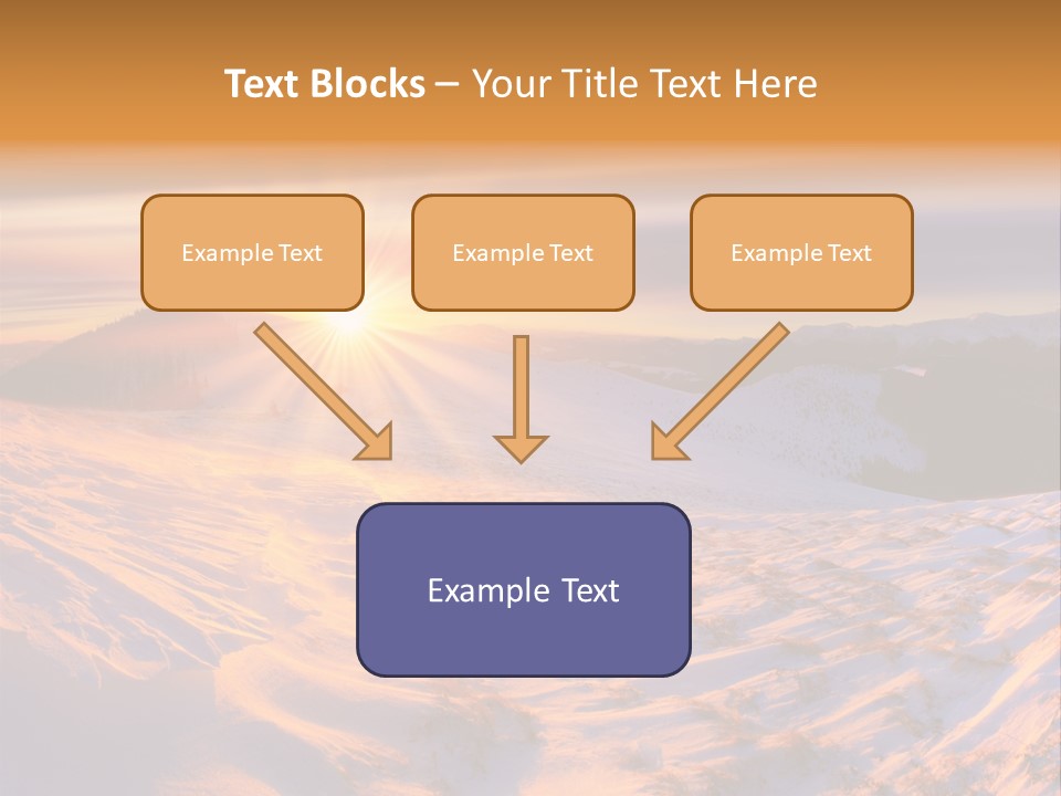 Snowy Country Idyllic PowerPoint Template