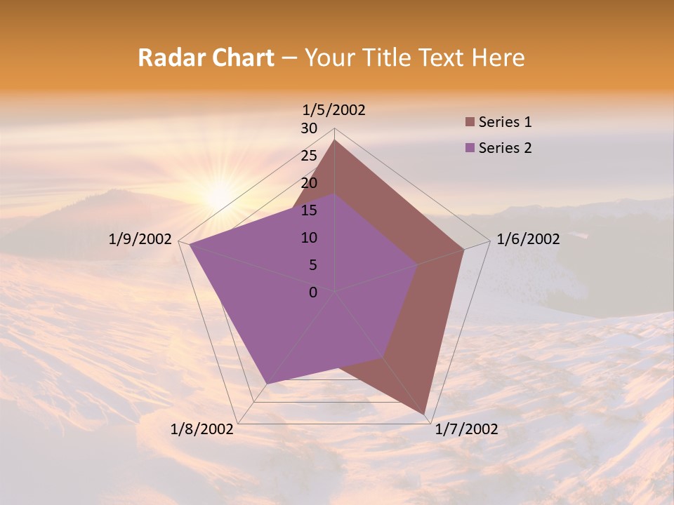 Snowy Country Idyllic PowerPoint Template