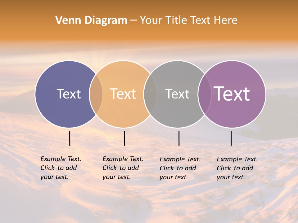 Snowy Country Idyllic PowerPoint Template