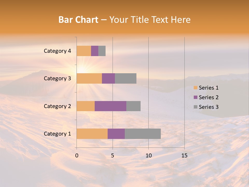 Snowy Country Idyllic PowerPoint Template