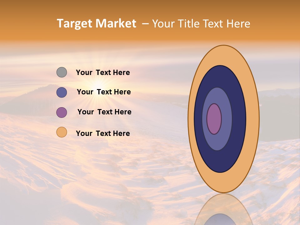 Snowy Country Idyllic PowerPoint Template