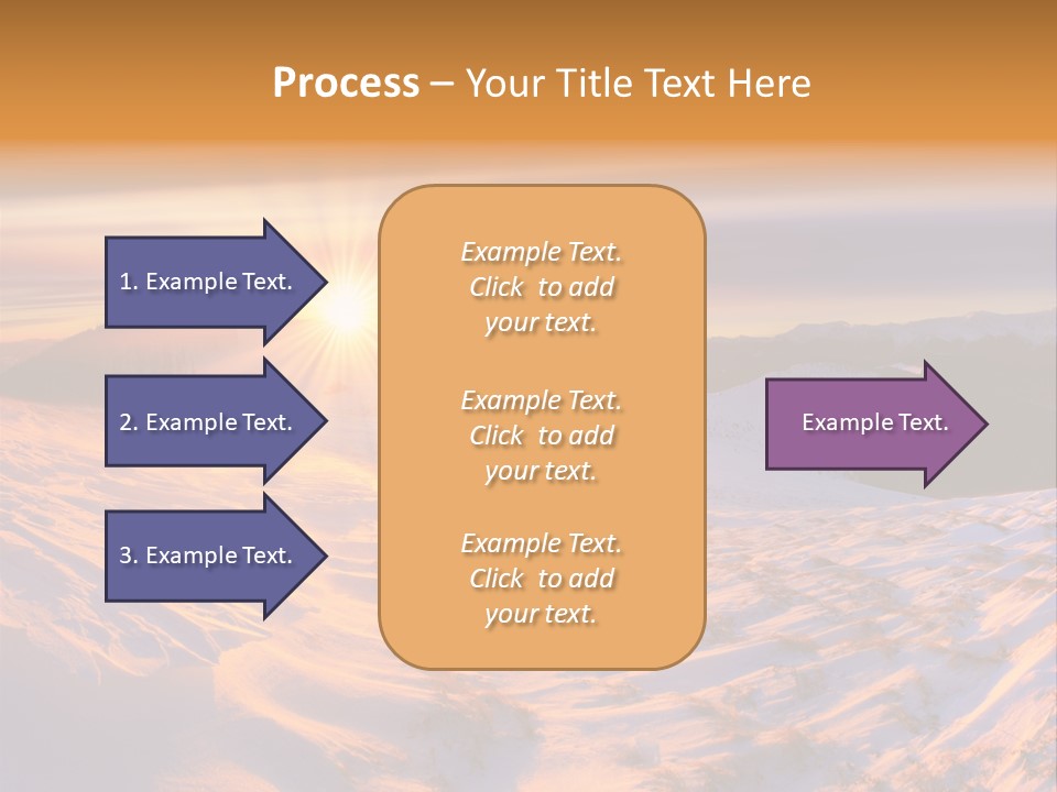 Snowy Country Idyllic PowerPoint Template