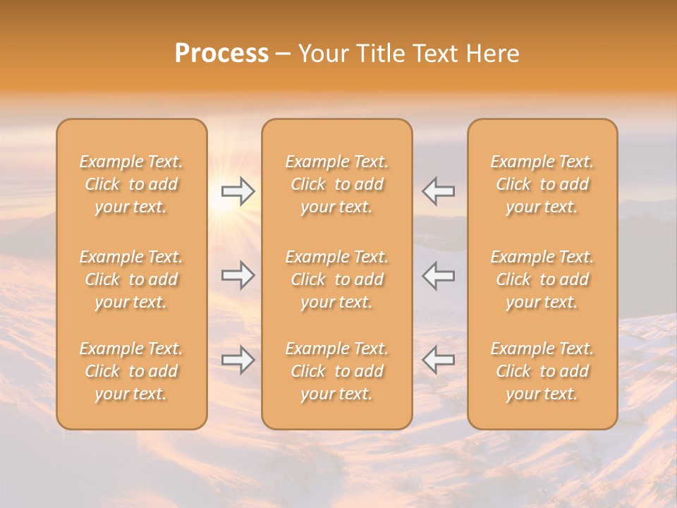 Snowy Country Idyllic PowerPoint Template