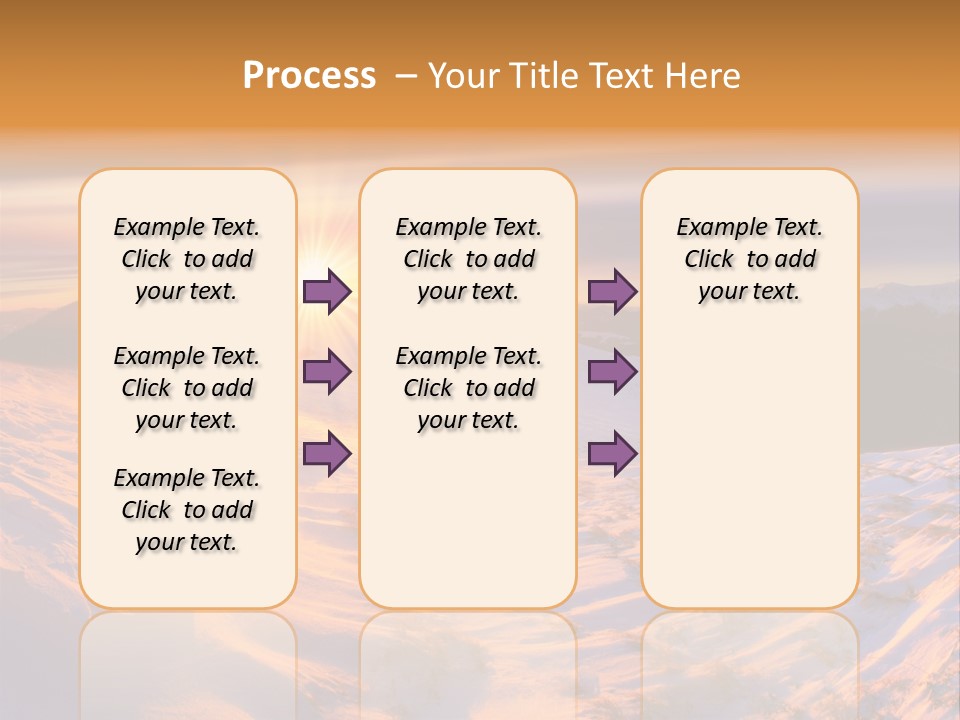 Snowy Country Idyllic PowerPoint Template
