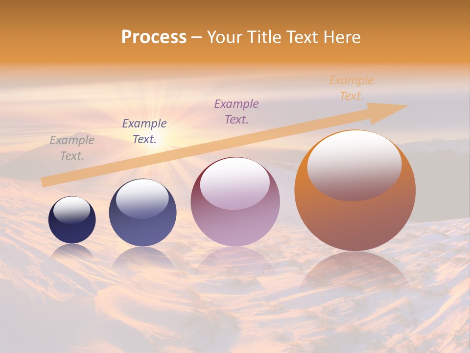 Snowy Country Idyllic PowerPoint Template