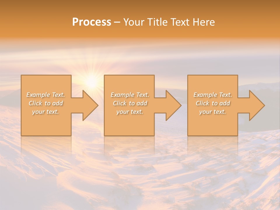 Snowy Country Idyllic PowerPoint Template