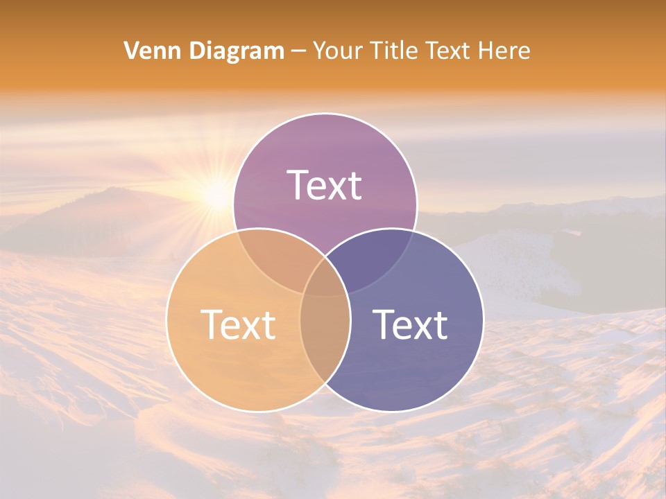 Snowy Country Idyllic PowerPoint Template