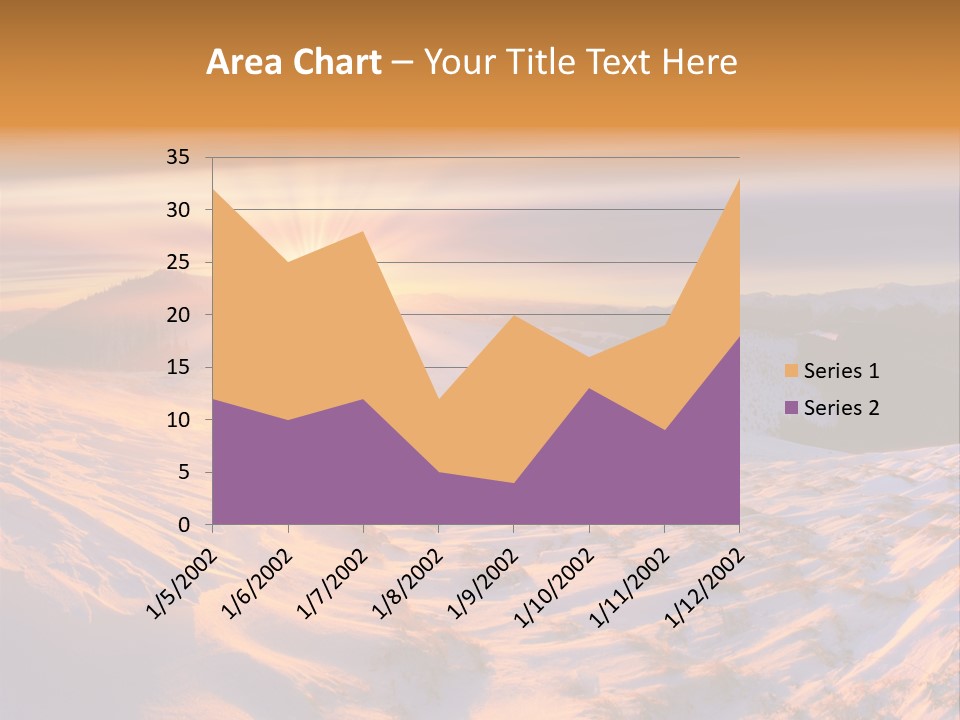 Snowy Country Idyllic PowerPoint Template