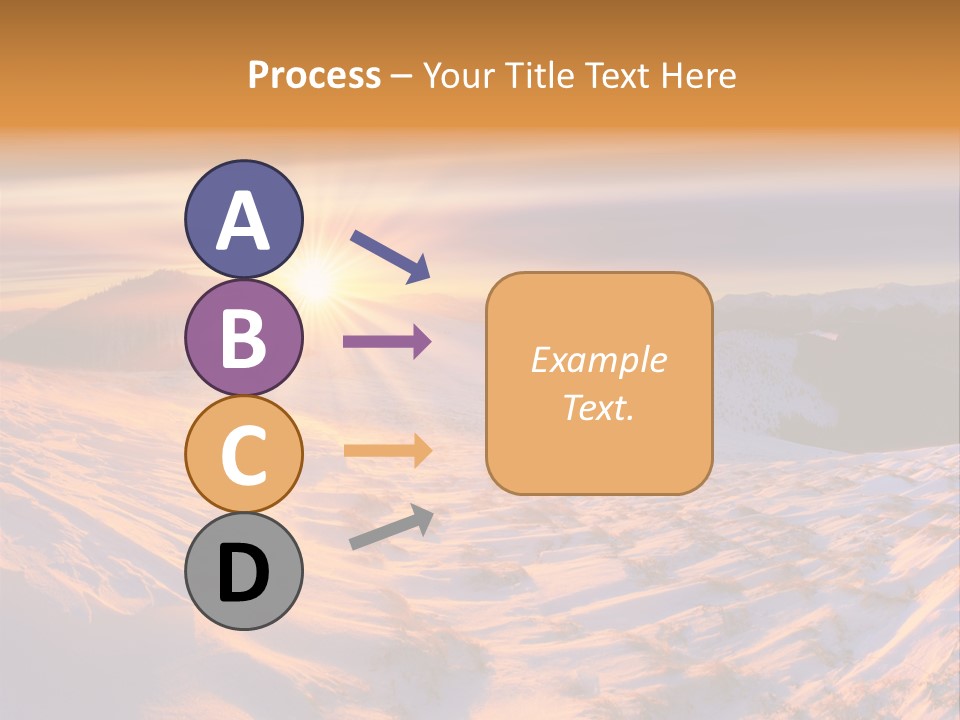 Snowy Country Idyllic PowerPoint Template