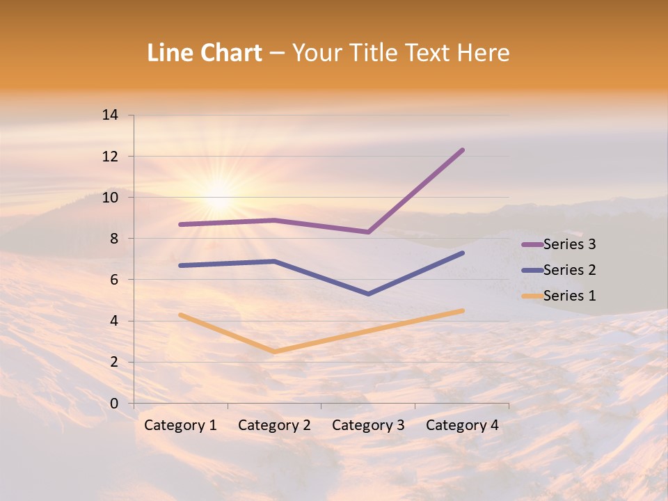Snowy Country Idyllic PowerPoint Template