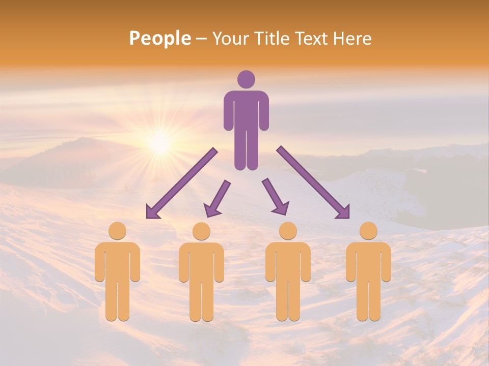 Snowy Country Idyllic PowerPoint Template