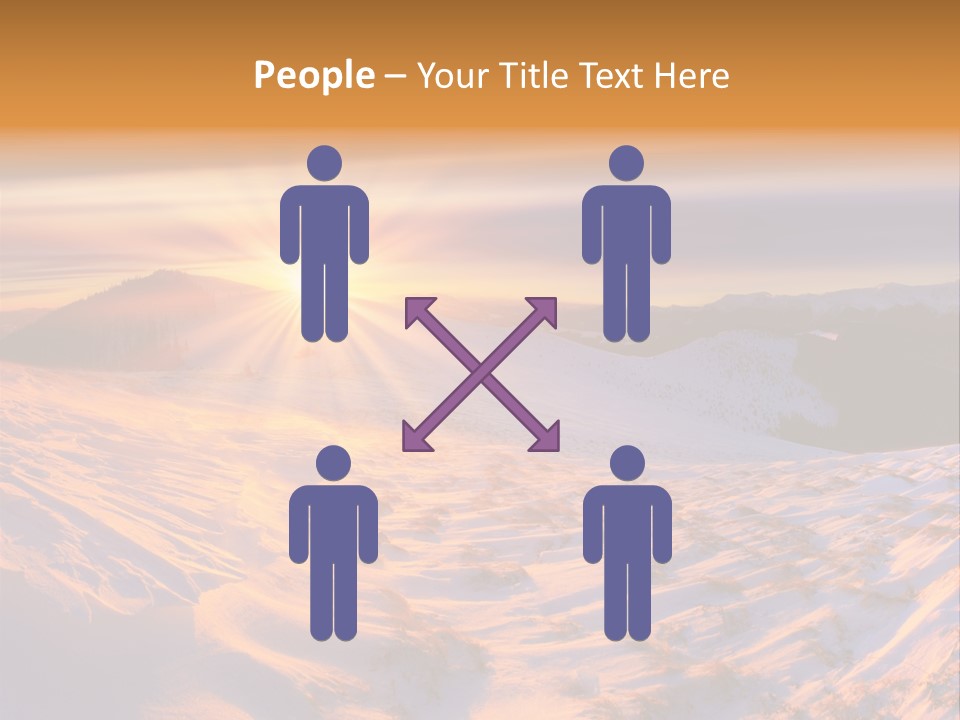 Snowy Country Idyllic PowerPoint Template