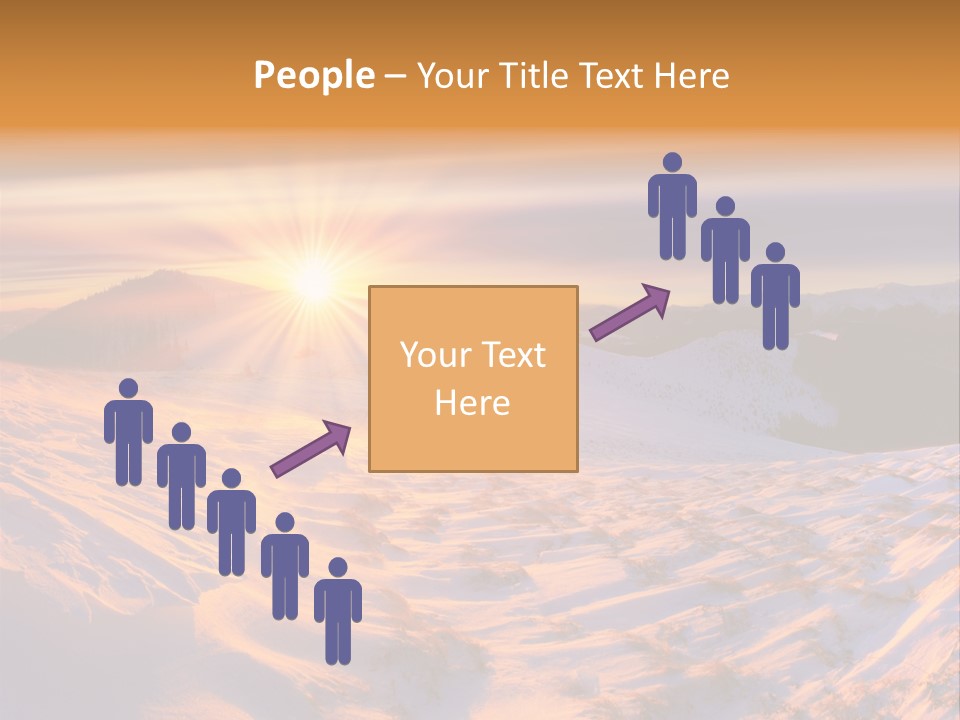 Snowy Country Idyllic PowerPoint Template