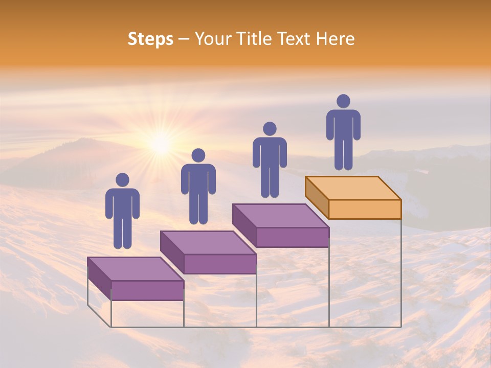 Snowy Country Idyllic PowerPoint Template