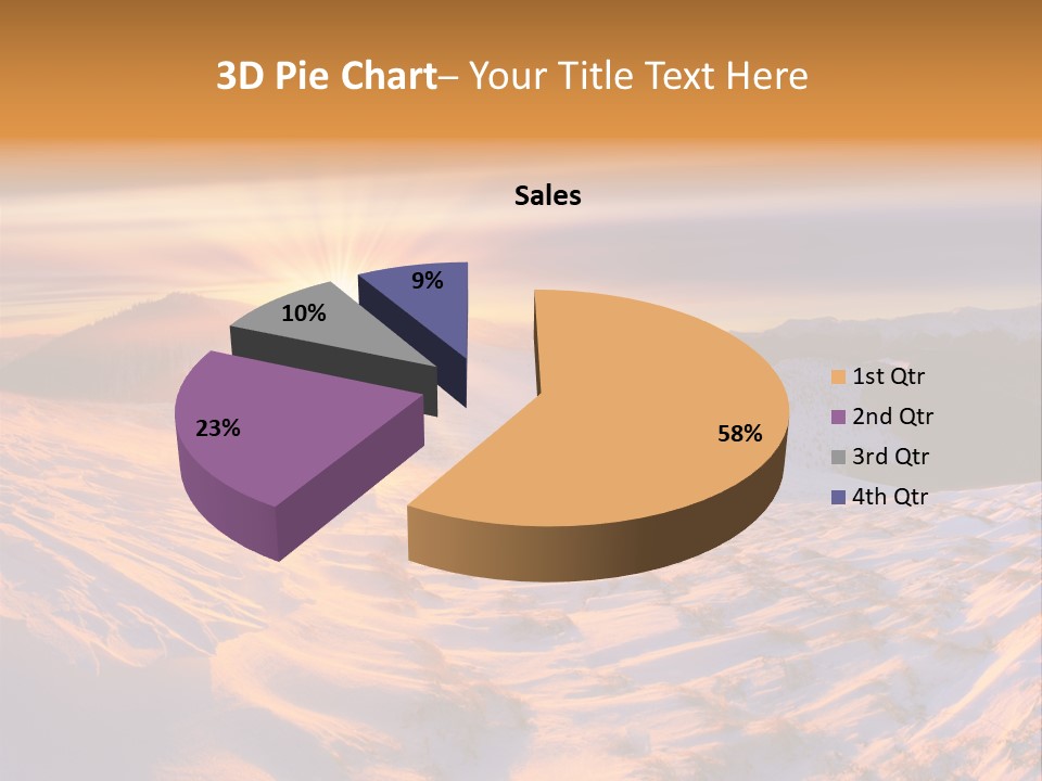 Snowy Country Idyllic PowerPoint Template