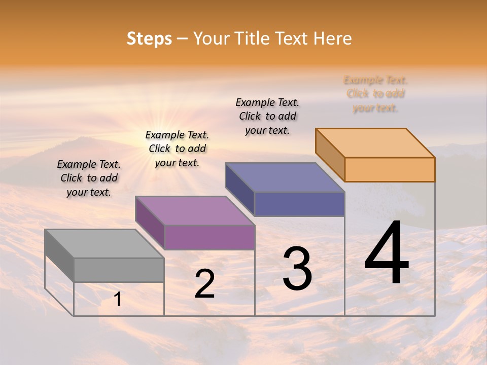 Snowy Country Idyllic PowerPoint Template