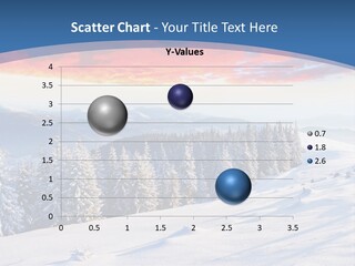 Christmas Hoarfrost Highlands PowerPoint Template