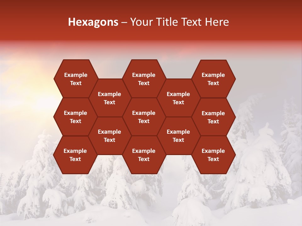 Travel Sunrise Tree PowerPoint Template