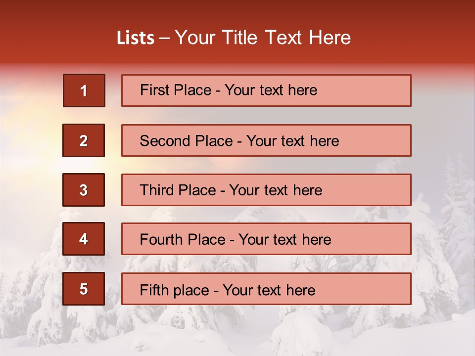 Travel Sunrise Tree PowerPoint Template