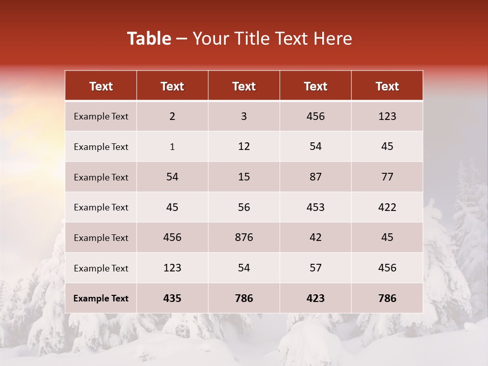 Travel Sunrise Tree PowerPoint Template