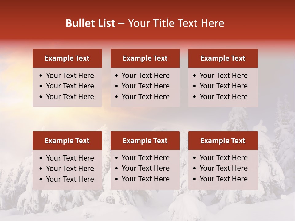 Travel Sunrise Tree PowerPoint Template