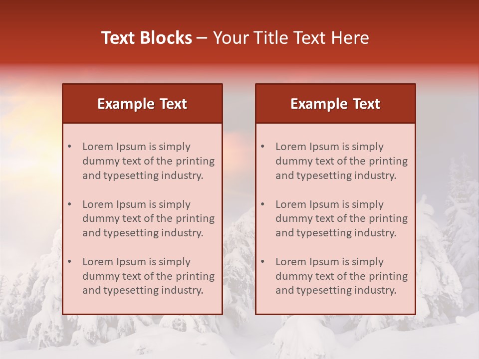 Travel Sunrise Tree PowerPoint Template