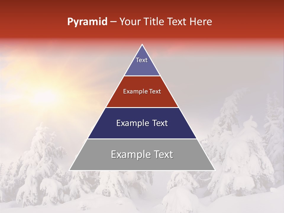 Travel Sunrise Tree PowerPoint Template