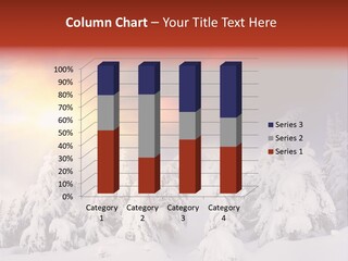 Travel Sunrise Tree PowerPoint Template