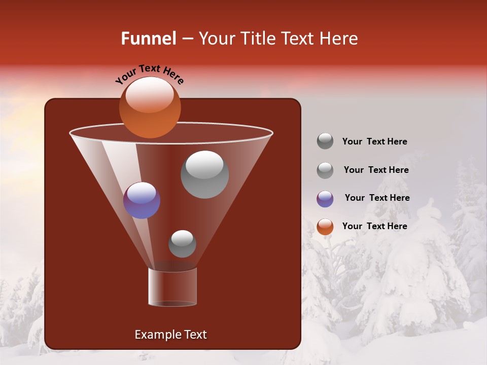 Travel Sunrise Tree PowerPoint Template