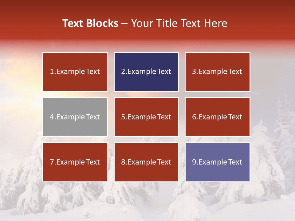 Travel Sunrise Tree PowerPoint Template