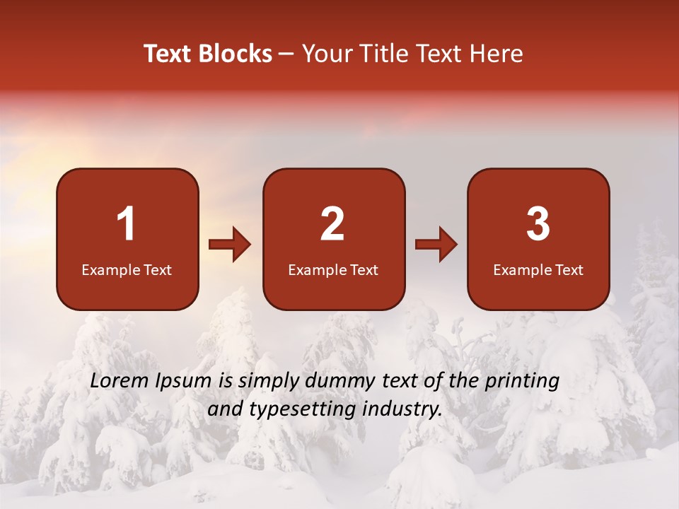 Travel Sunrise Tree PowerPoint Template