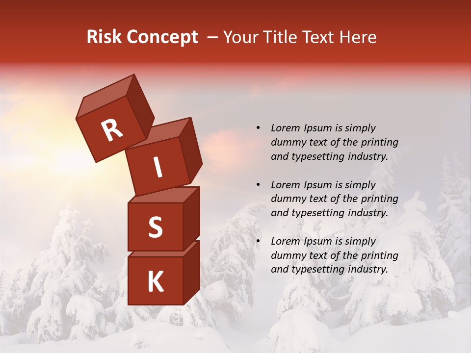 Travel Sunrise Tree PowerPoint Template