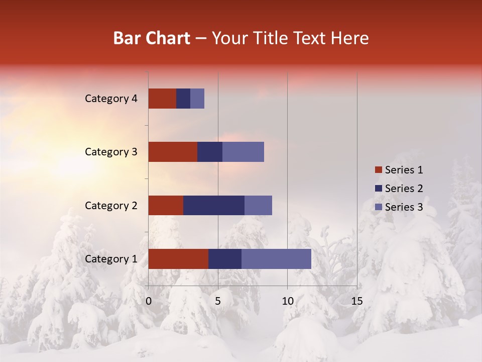 Travel Sunrise Tree PowerPoint Template
