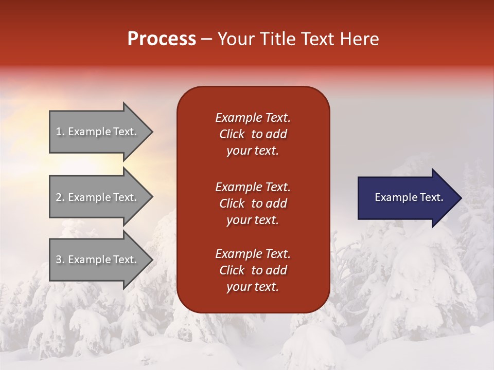 Travel Sunrise Tree PowerPoint Template