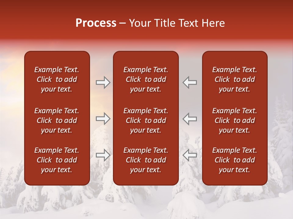 Travel Sunrise Tree PowerPoint Template