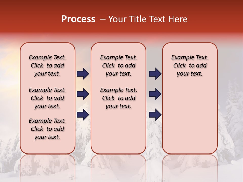 Travel Sunrise Tree PowerPoint Template