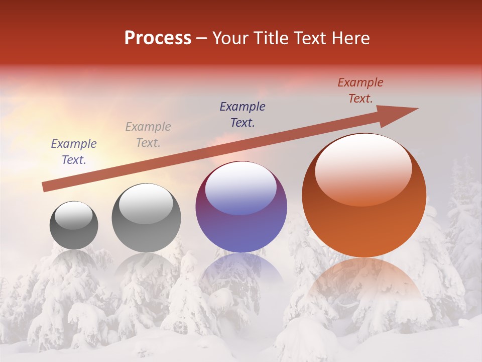 Travel Sunrise Tree PowerPoint Template