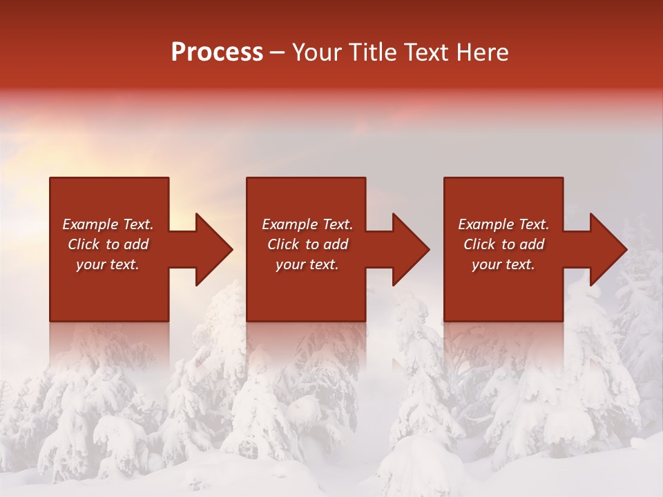Travel Sunrise Tree PowerPoint Template