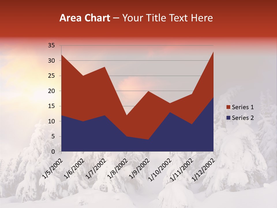 Travel Sunrise Tree PowerPoint Template