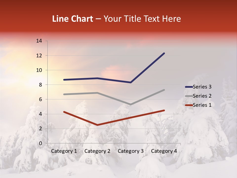 Travel Sunrise Tree PowerPoint Template