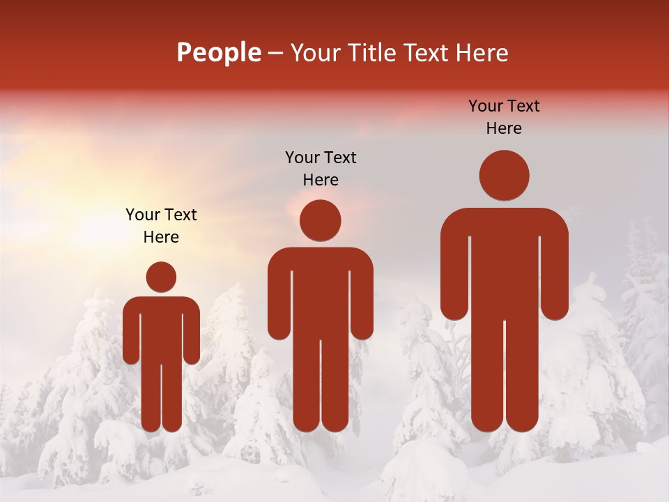 Travel Sunrise Tree PowerPoint Template