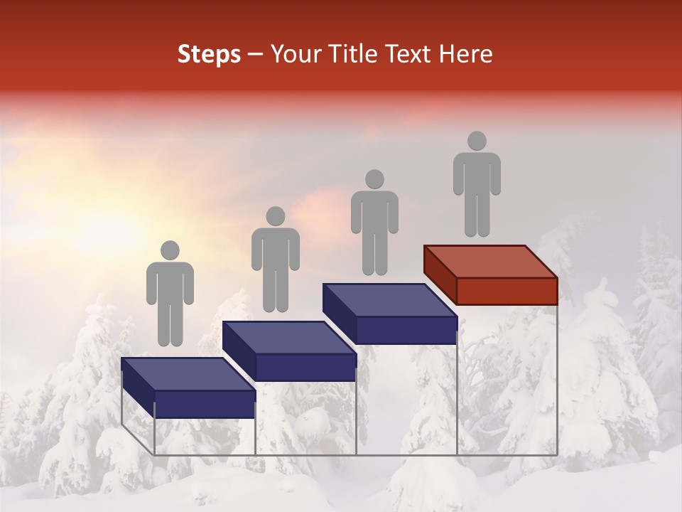 Travel Sunrise Tree PowerPoint Template