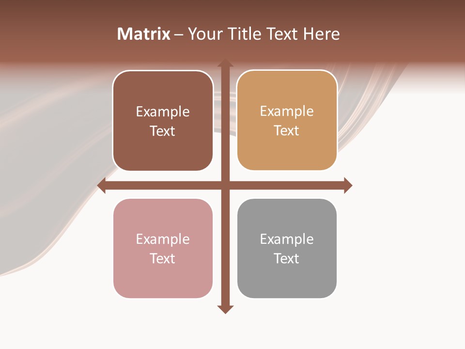 Choco Chocolate Swirl PowerPoint Template