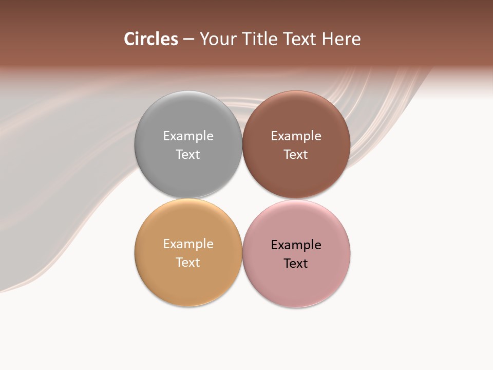 Choco Chocolate Swirl PowerPoint Template