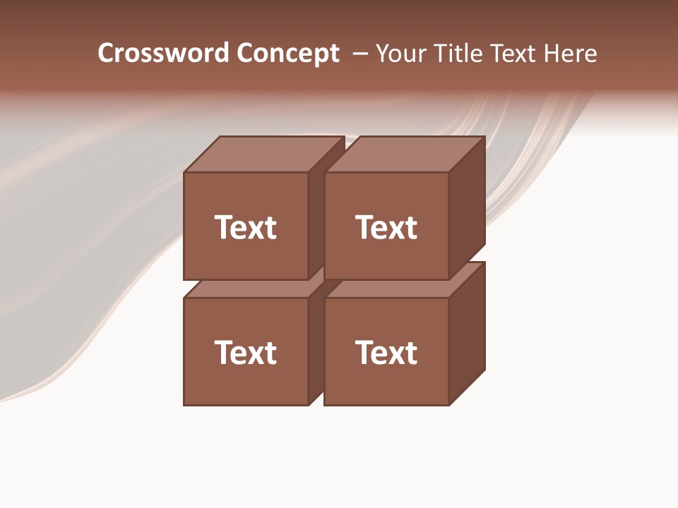 Choco Chocolate Swirl PowerPoint Template