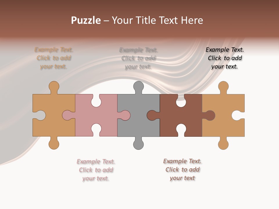 Choco Chocolate Swirl PowerPoint Template