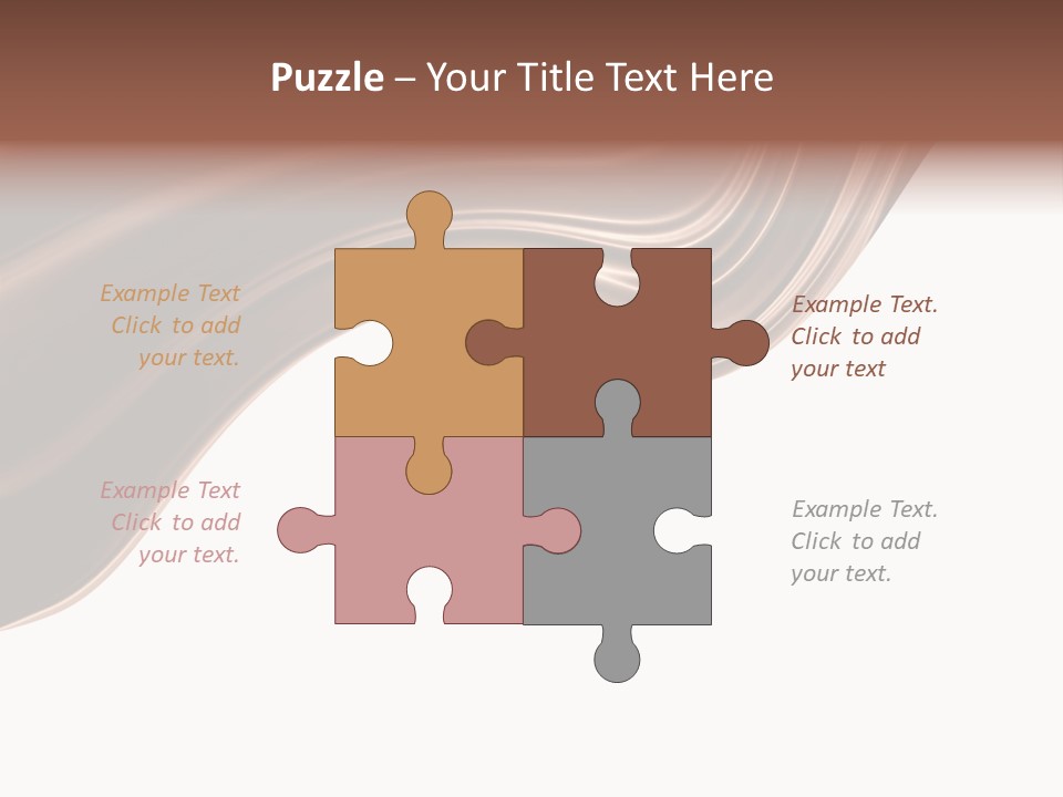 Choco Chocolate Swirl PowerPoint Template