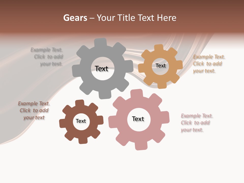 Choco Chocolate Swirl PowerPoint Template